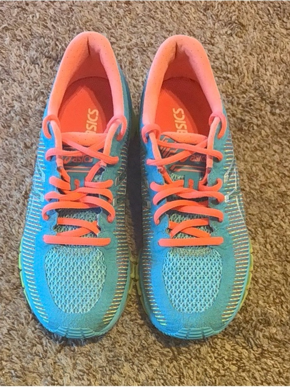 ASICS Gel Quantum 360 Women’s “Blue Skittles” size 7
